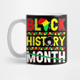 Black History Month Period Melanin African American Proud Mug